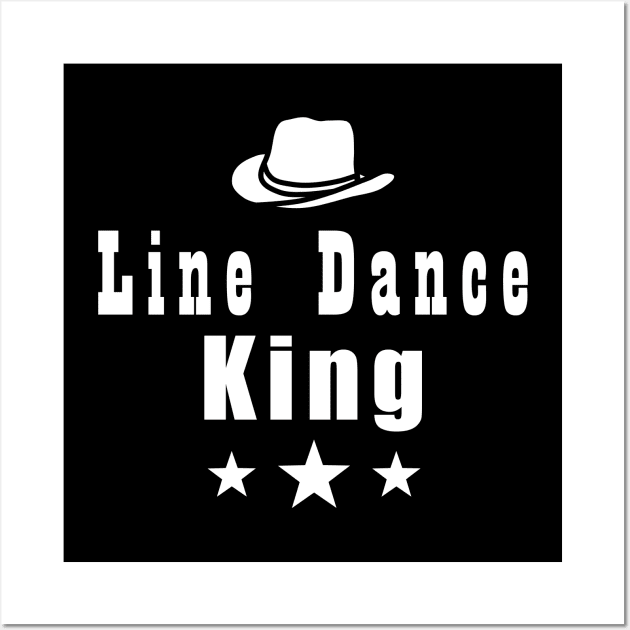 Line Dance King Wall Art by Mamon